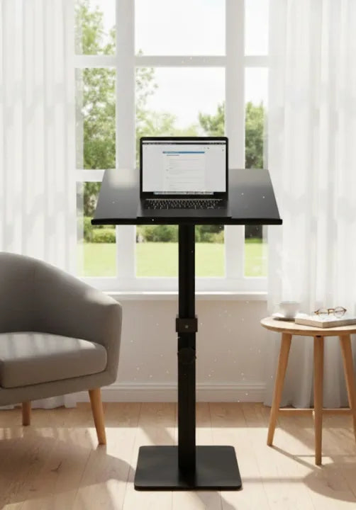 Portable Ergonomic 33-Inch Aluminium Laptop & Presentation Stand