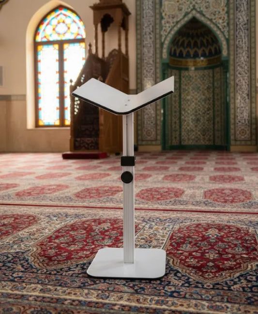 Adjustable Aluminum Plain Book Reading Stand Table - 33" Height