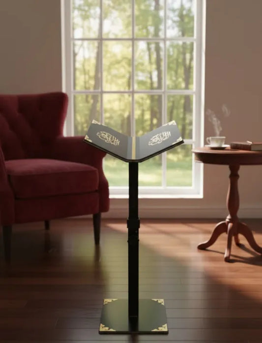 Luxury Golden Acrylic & Aluminium Adjustable Reading Stand